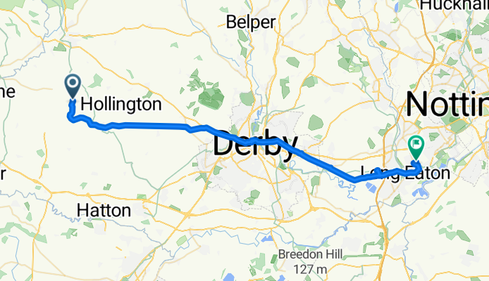 Hellingly House, Leapley Lane, Ashbourne to Swiney Way, Nottingham