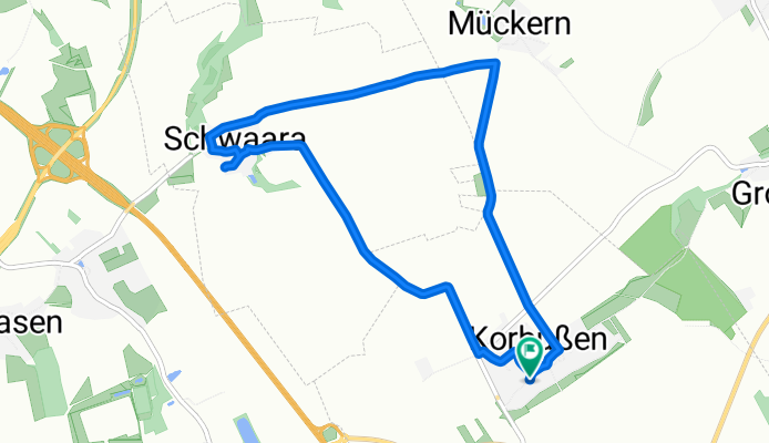Wanderung nach Korbußen