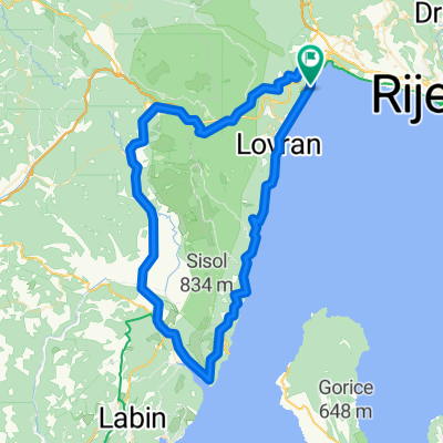 Opatija-Moščenička D.-Plomin-Purgarija-Poklon-Veprinac-Opatija