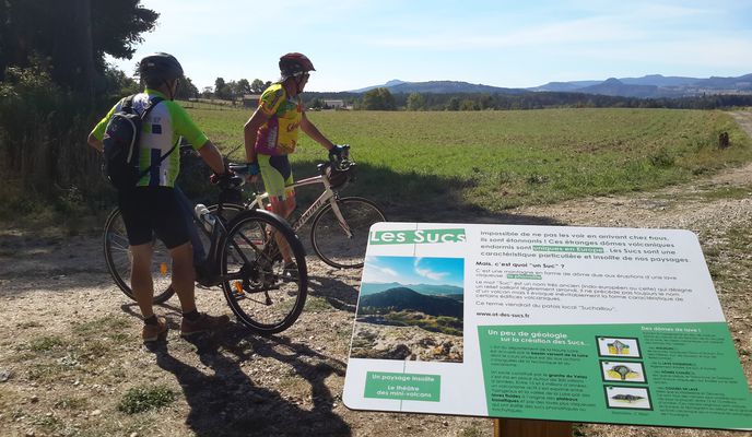 Foto 2 de la ruta de Bikemap "Riotord La chapelette Riotord par la Via Fluvia"