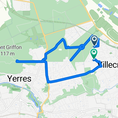 De 53 Rue de l'Étoile, Villecresnes à 5 Villa des Biches, Villecresnes
