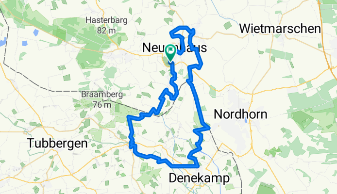 Wittenkamp 12, Neuenhaus nach Ludwig-Sager-Straße 11, Neuenhaus