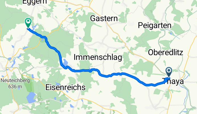 Feldgasse 15, Thaya nach Dietweiser Straße