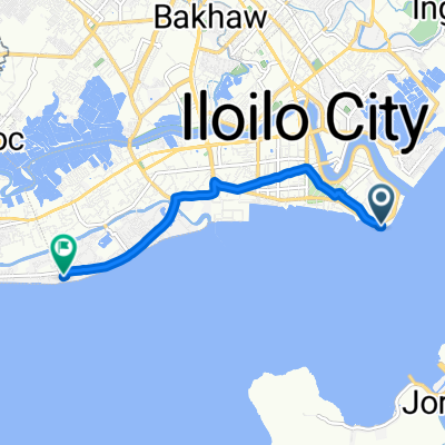 Jm Basa-Gen Hughes Port-San Pedro Road, Iloilo City to Molo-Arevalo Bouleva Road, Iloilo City