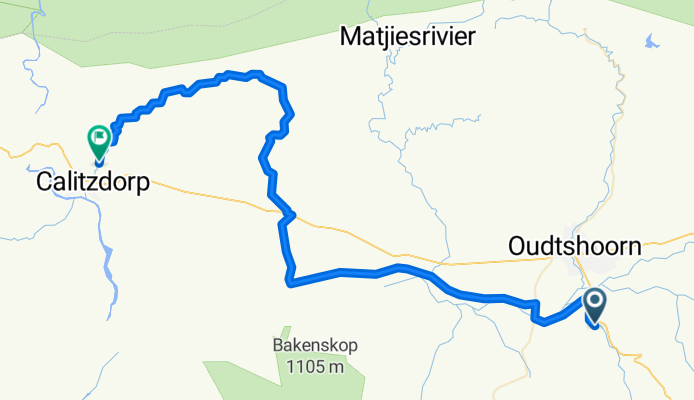 Day 3 - Chandelier to Calitzdorp 87Km/930M