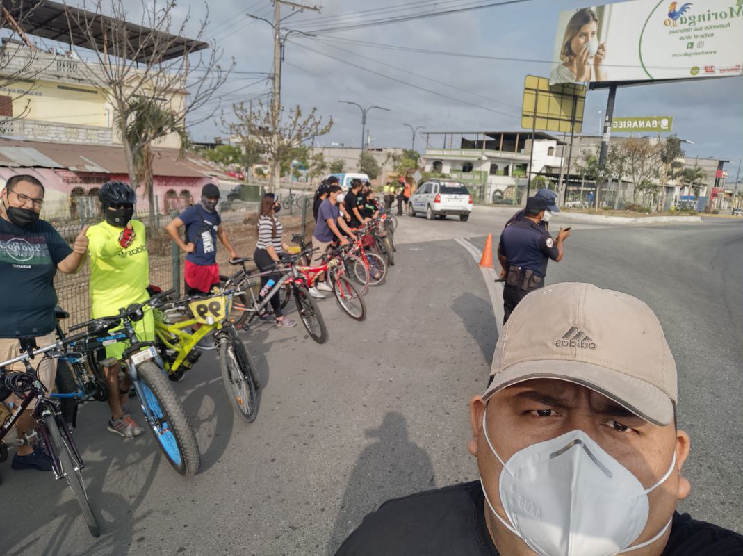 Ruta a Avenida Vicente Piedrahita. Ciclopaseo Daule