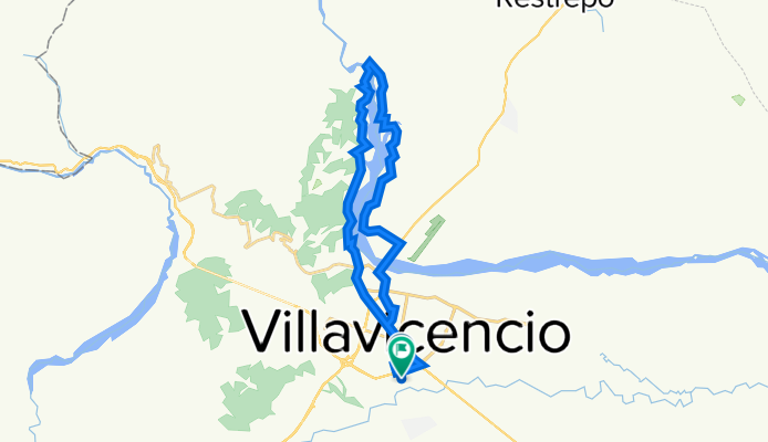 De Carrera 28A 2A-11S, Villavicencio a Carrera 28A 3A-33S, Villavicencio