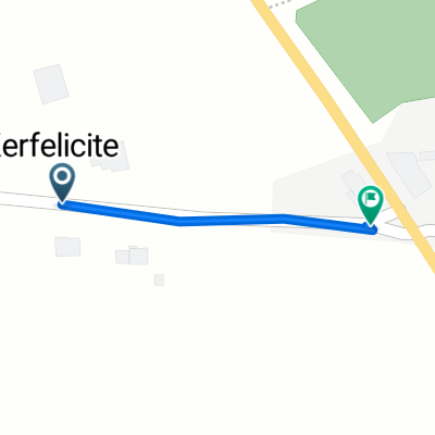 De Chemin des Saules, Erdeven à Chemin des Saules, Erdeven