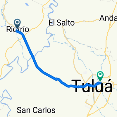 De Valle del Cauca a Carrera 30 111, Tuluá