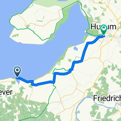 Everschopsiel 1, Tetenbüll nach Poggenburgstraße 12, Husum