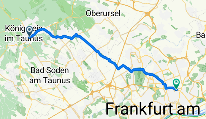 De B455 6, Königstein im Taunus a Nibelungenallee 37, Frankfurt am Main