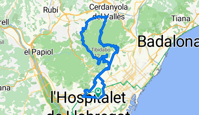 De Calle del Occidente, 34, Hospitalet de Llobregat a Calle del Occidente, 32, Hospitalet de Llobregat