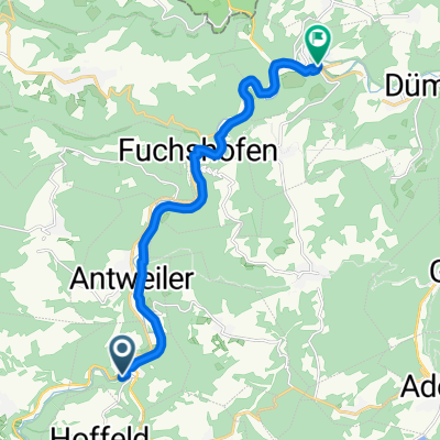 Bahnhofstraße 1A, Müsch nach Hauptstraße 1, Schuld