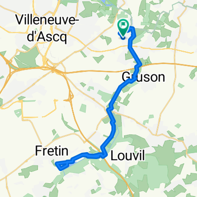 De 7 Rue Albert Carette, Tressin à 7 Rue Albert Carette, Tressin