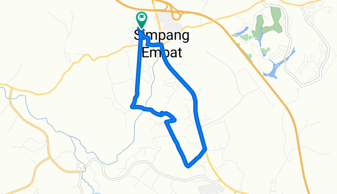 Jalan Jati Indah Utama TN 593, Alor Gajah to Jalan Jati Indah 3 662, Alor Gajah