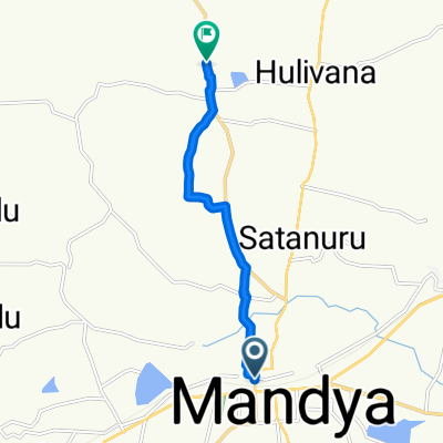 Holalu Road, Mandya to Mandya - Nagamangala Road, Jeegundipatna