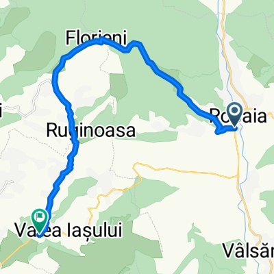 23 Musatesti (Valea lui Mas) - Mânăstirea Robaia - Florieni - Bratesti - Valea Iașului