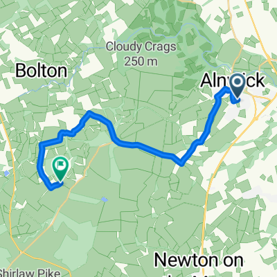 Gilly's to Edlingham Castle