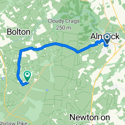 lower route Gilly's to Edlington