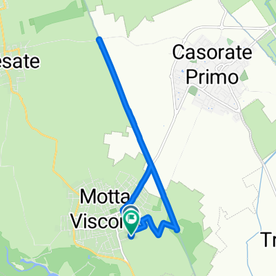 Da Via Cavo 57, Motta Visconti a Via Fiume 5, Motta Visconti