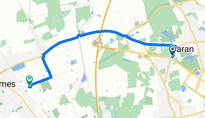 De 1562 Rue de l'Orme au Coin, Saran à 23 Rue du Paradis, Ormes