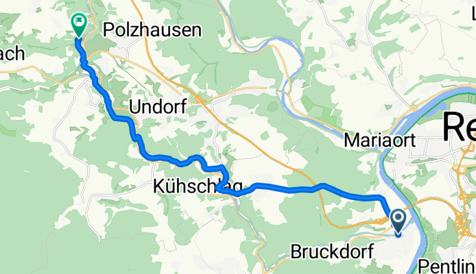 Bruckdorfer Straße 4A, Sinzing nach Münchsmühle 2, Laaber