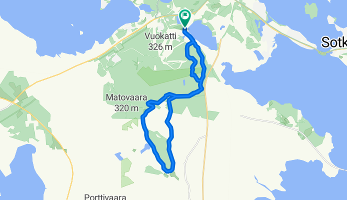 Veikontie 7, Sotkamo to Veikontie 7, Sotkamo