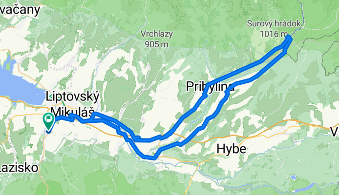 VIA Jasna - Liptovský Mikuláš - pod Holým Vrchom - Podbanské - Liptovská Kokava a späť