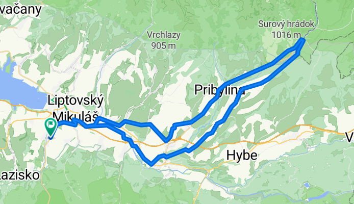VIA Jasna - L.Mikulaš - Pribylina - Podbanske - Liptovská Kokava - späť