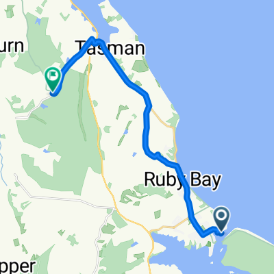 Route to 456 Tasman View Road, Upper Moutere