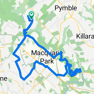 South Turramurra to Lane Cove National Park loop