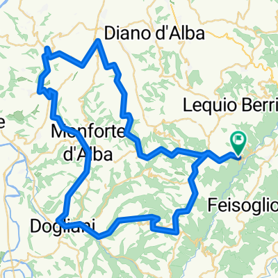 Da Via Vallata 19, Cerreto Langhe a Via Vallata 19, Cerreto Langhe