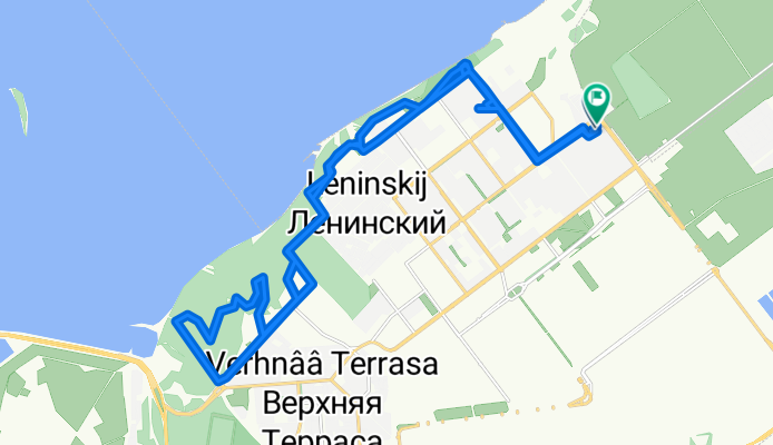 Маршрут в проспект Ленинского Комсомола 1, Ульяновск