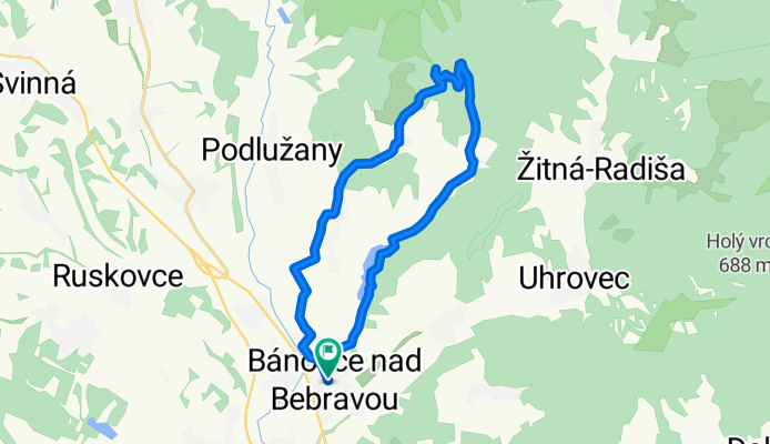 Bánovce n.Bebr.- Prusy - Ľutov - Dubnička