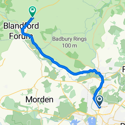 Waterloo Road  to Salisbury Road, Pimperne