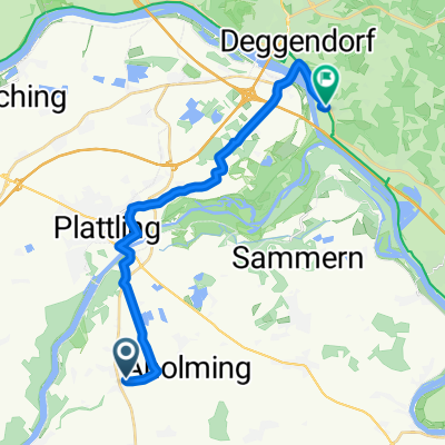 Aholminger Straße 19 nach Sportplatzweg 7, Deggendorf