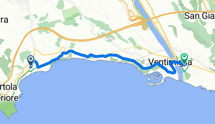 Strada Statale 1 Dir 2, Latte to Via Roma 11, Ventimiglia