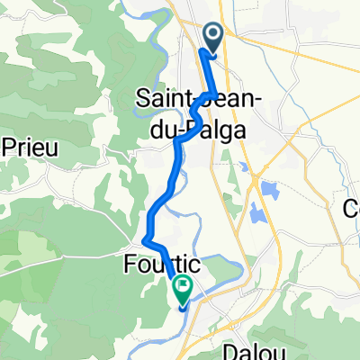 De 34 Route de Verniolle, Pamiers à 25 Route du Puget, Varilhes
