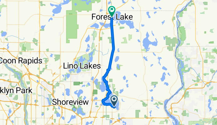 Wildwood Avenue 240, White Bear Lake to Forest Lake