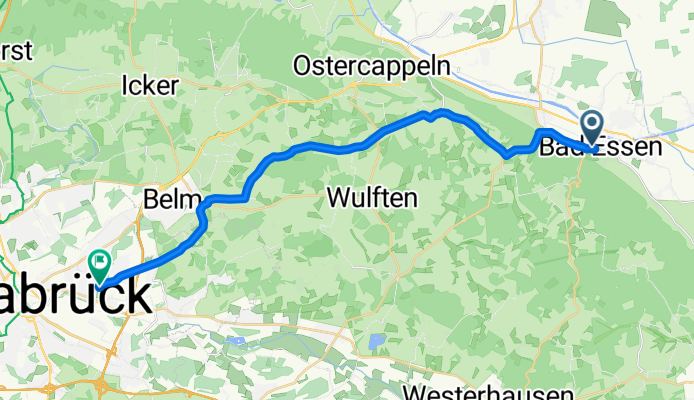 Kirchplatz 5, Bad Essen nach Belmer Straße 100A, Osnabrück