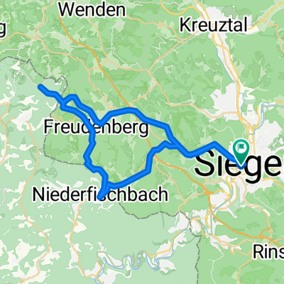 Siegen - Wildenburg - Siegen