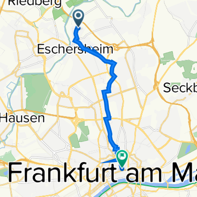 ebtfernubg mit fahrrad dortelweil nach eschersgeim