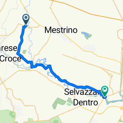 Da Via Antonio Canova 7, Veggiano a Via Sant'Antonio, Selvazzano Dentro