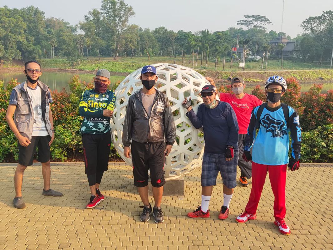 jalan santai, griya to podomoro via track pokemon leuwinanggung