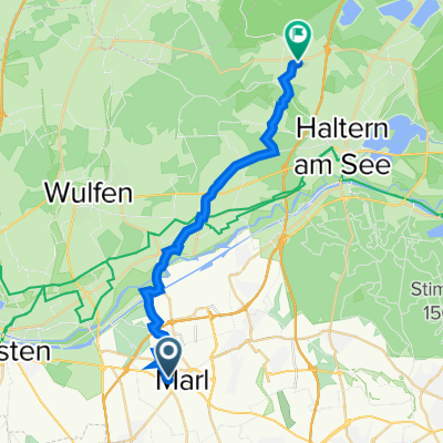 Marl nach Haltern-Laevesum