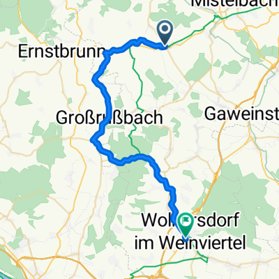 Weinviertel: gemütliche Strecke