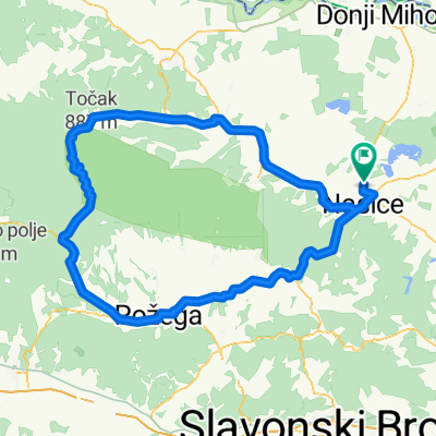 Voćin - Zvečevo - Požega