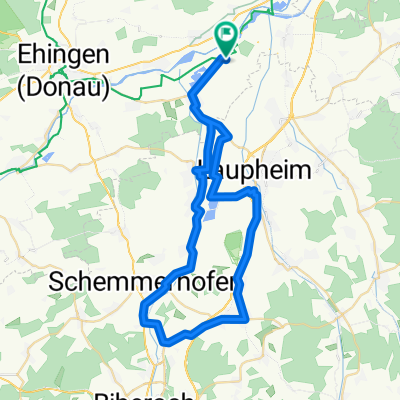 Georg-Schenk-Straße 8–10, Erbach an der Donau nach Georg-Schenk-Straße 11, Erbach an der Donau