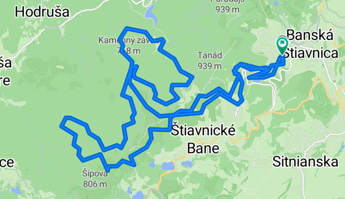 Horná Resla 472/7, Banská Štiavnica do Horná Resla 471/6, Banská Štiavnica