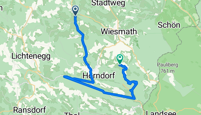 Ober-Schlatten, Bromberg nach Beistein 6, Wiesmath